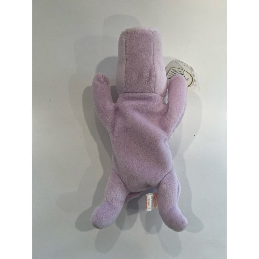 Ty Beanie Baby Happy the Hippo 1994 Beanbag Plush Stuffed Toy Collectible - Picture 4 of 12
